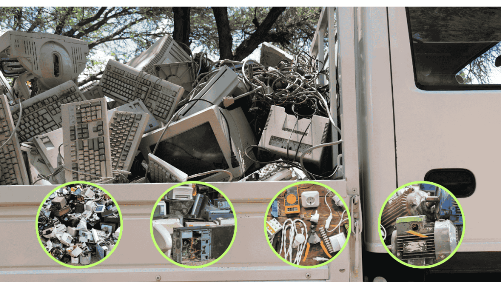 Image of Truck carrying E-Waster