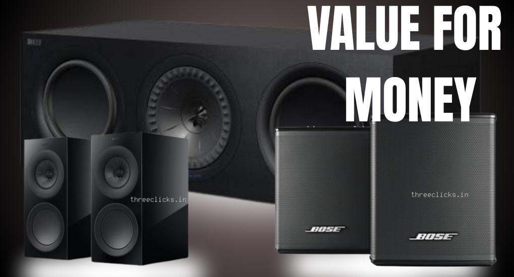 Image of Second-hand speakers with the text Value for Money